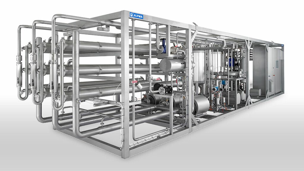 Sonderapplikation: UF‑Ultrafiltrationsanlage von ALPMA zur Herstellung von Wei&szlig;k&auml;se, Quark und Frischk&auml;se.