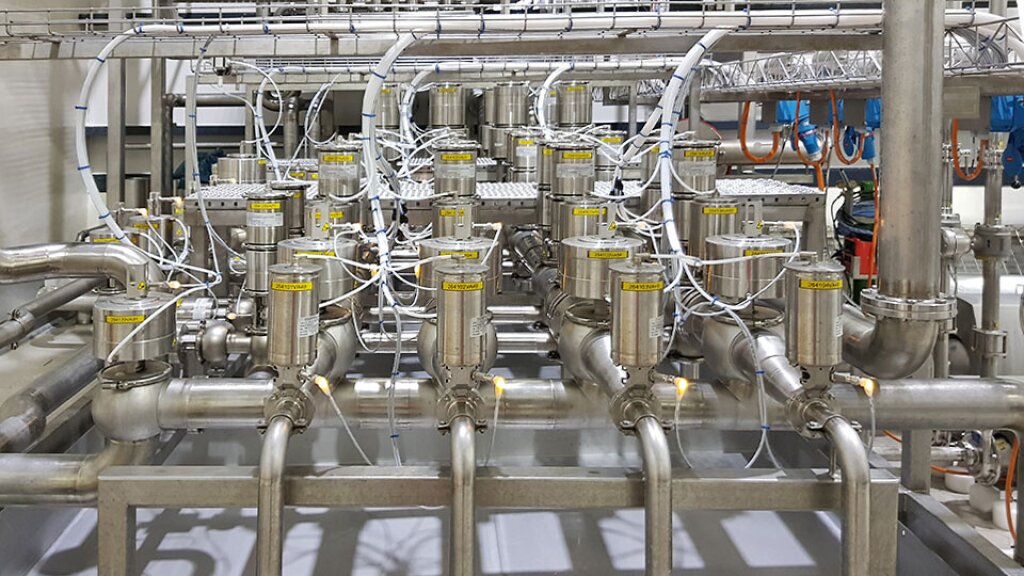 DSV-Knoten zur Tankanbindung &ndash; Teil eines Verrohrungssystems in der Prozesstechnik von ALPMA.
